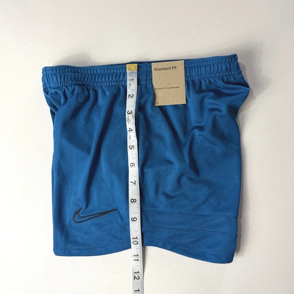 Nike Dri-FIT Girls Medium Blue Soccer Athletic‎ Running Shorts NWT DV2846-407